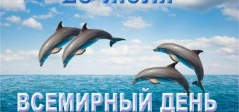23 июля- Всемирный день китов и дельфинов.