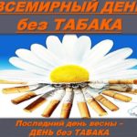 Всемирный день без табака Всемирный день без табака