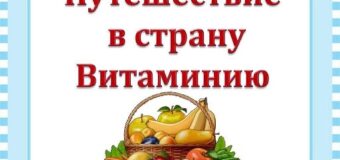 Путешествие по стране Витаминия